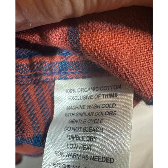 Toad & Co Dress Women L Shirt Button Down Plaid Organic Gorpcore Cabincore C16 - Picture 4 of 7